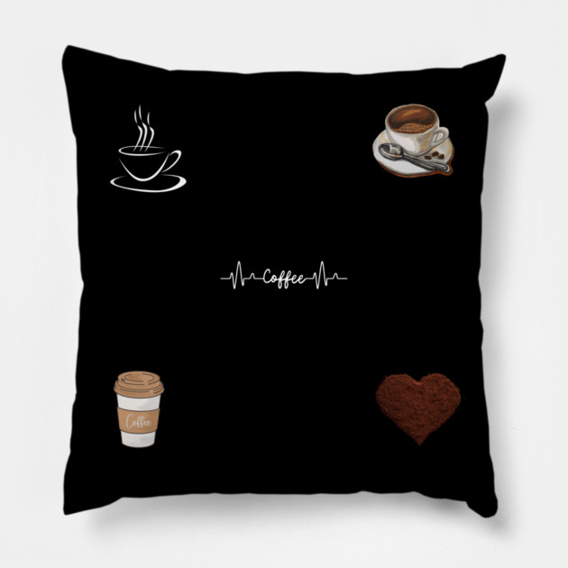 coffee lover gift Pillow by BlackMeme94