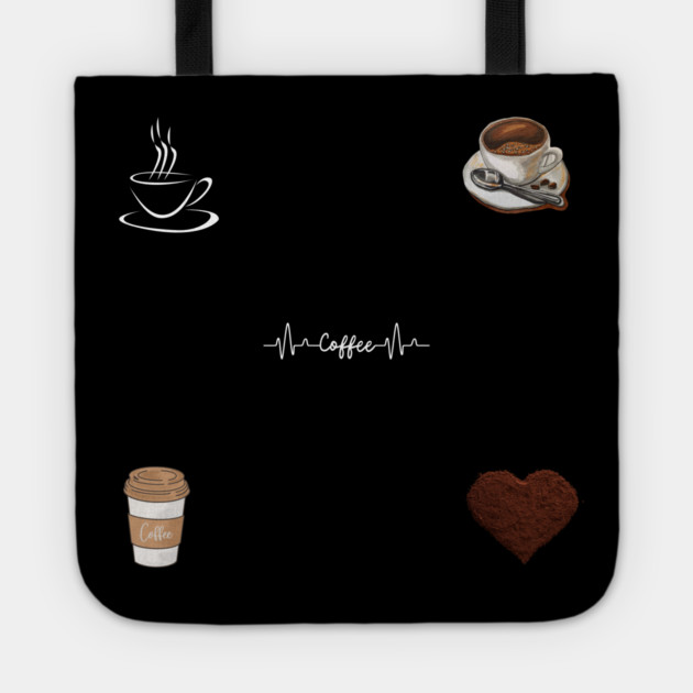 coffee lover gift Tote by BlackMeme94