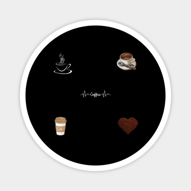 coffee lover gift Magnet by BlackMeme94