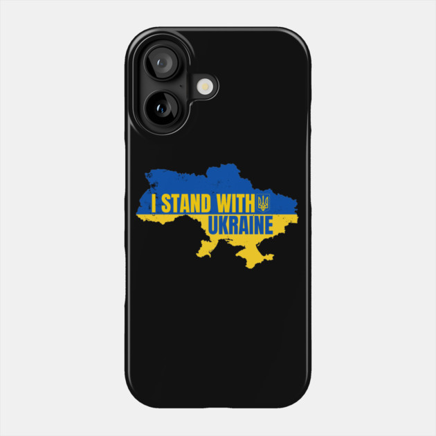 I-Stand-With-Ukraine Phone Case by BlackMeme94