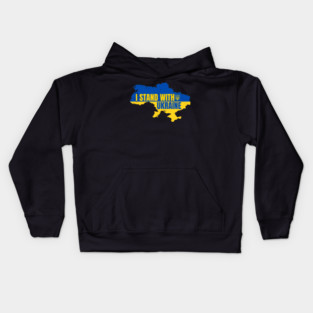 I-Stand-With-Ukraine Kids Hoodie