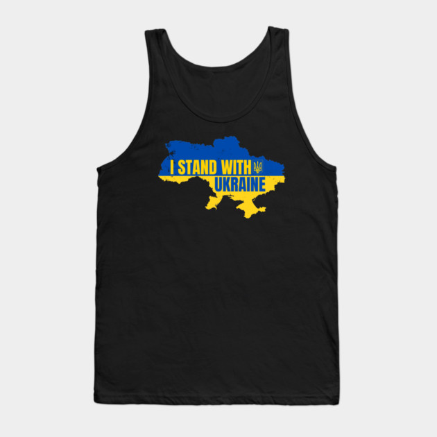 I-Stand-With-Ukraine Tank Top by BlackMeme94