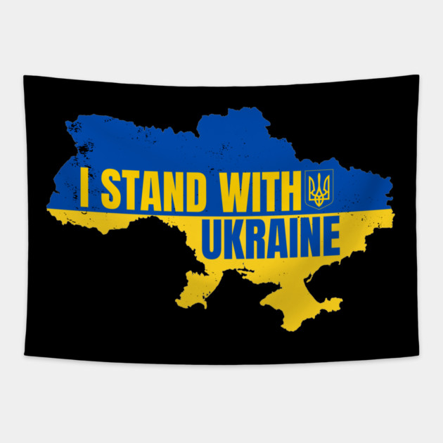I-Stand-With-Ukraine Tapestry by BlackMeme94