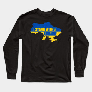 I-Stand-With-Ukraine Long Sleeve T-Shirt