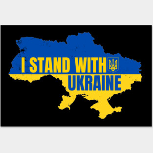 I-Stand-With-Ukraine Posters and Art
