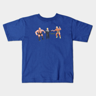 LeJeNdary Wrestling Figures Podcast Big Blue 2 Kids T-Shirt