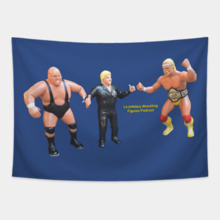 LeJeNdary Wrestling Figures Podcast Big Blue 2 Tapestry