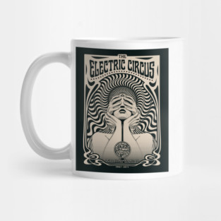 Electric Circus Psychedelic Sixties Poster Mug