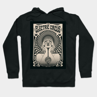 Electric Circus Psychedelic Sixties Poster Hoodie