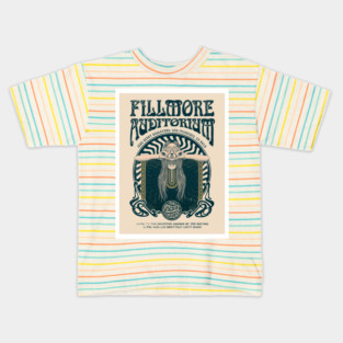 Fillmore Auditorium Psychedelic Poster Kids T-Shirt