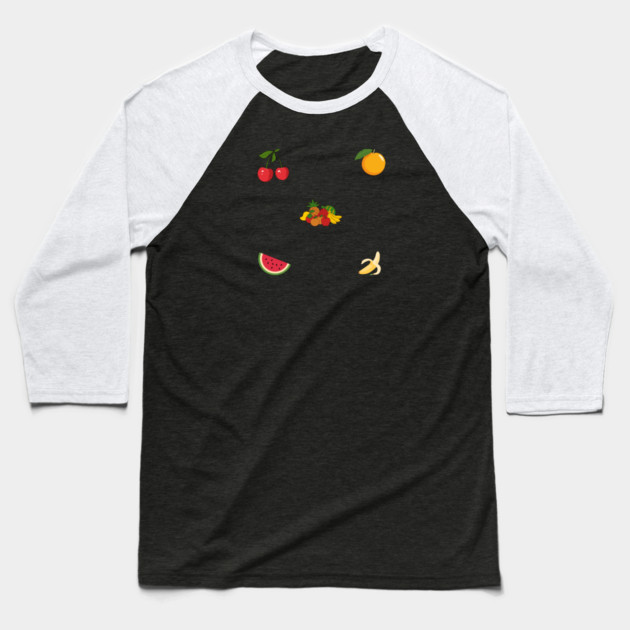 Fruit Lover Baseball T-Shirt by BlackMeme94