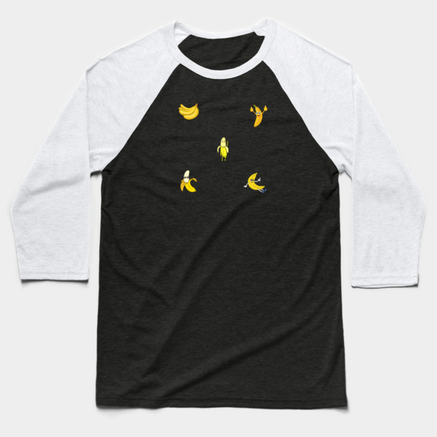 Banana Lover Baseball T-Shirt by BlackMeme94