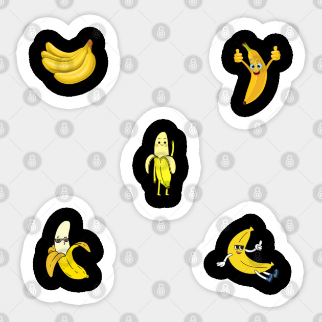 Banana Lover Sticker by BlackMeme94