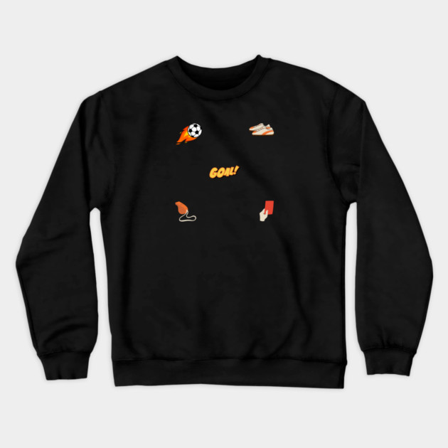 Soccer Lover Crewneck Sweatshirt by BlackMeme94