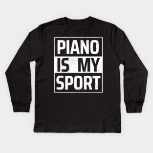 piano Kids Long Sleeve T-Shirt