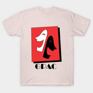 GPAC Logo Black Text - Transparent T-Shirt