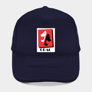 Hoodie - Black Text Hat