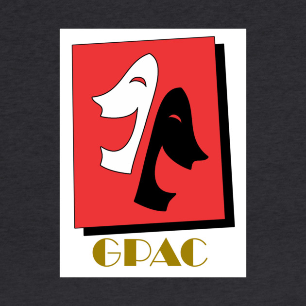 Hoodie with Gold Text by GPAC Merch