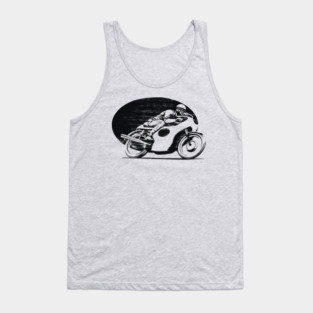 vintage distressed cafe racer Tank Top