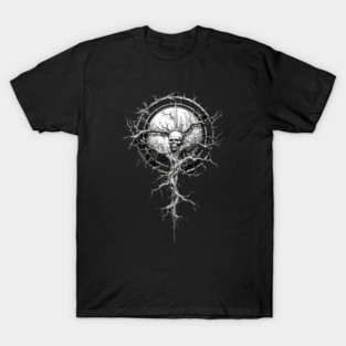 Tree Of Woe, Circle Of Thorns, skull T-Shirt