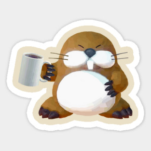 Mornin' Monty Sticker