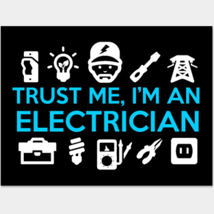 Electrician Posters and Art