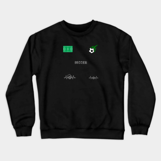 Soccer Lover Crewneck Sweatshirt by BlackMeme94