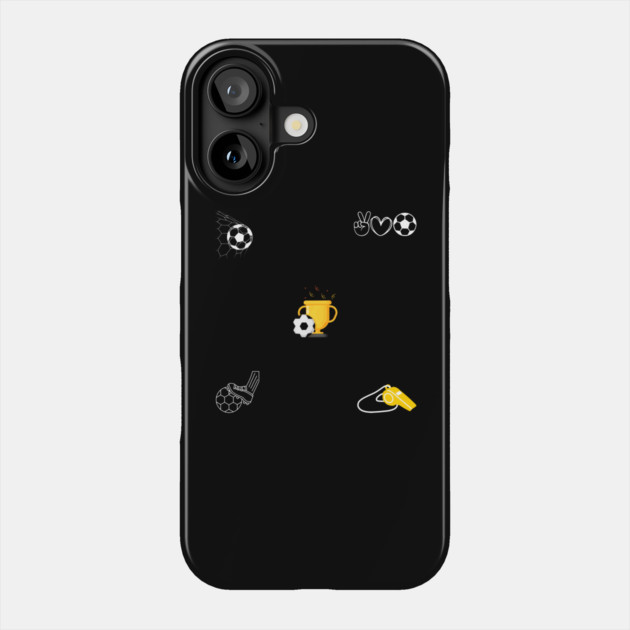 Soccer Lover Phone Case by BlackMeme94