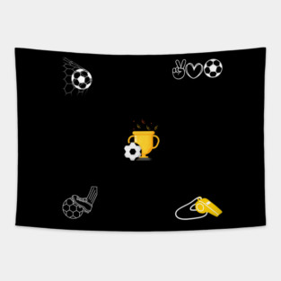 Soccer Lover Tapestry
