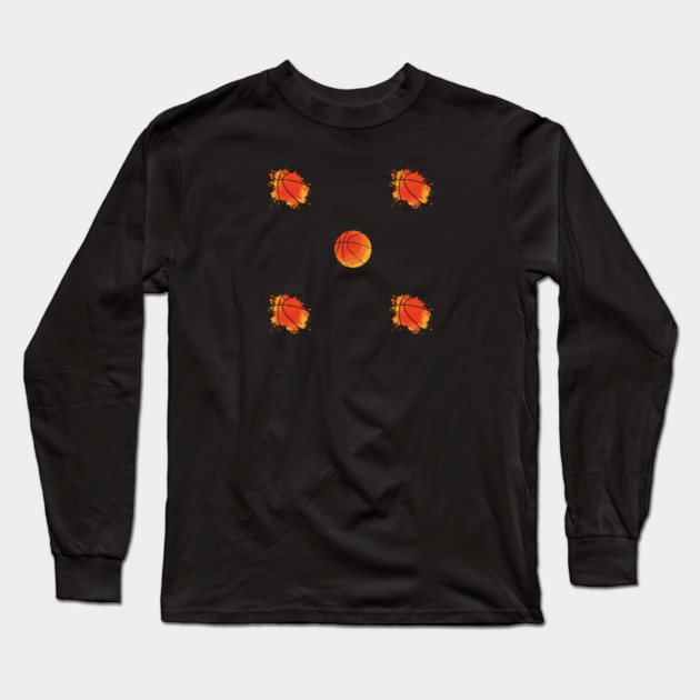 Basketball Lover Long Sleeve T-Shirt by BlackMeme94