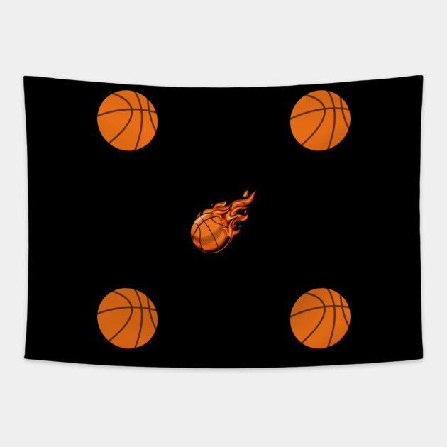 Basketball Lover Tapestry by BlackMeme94