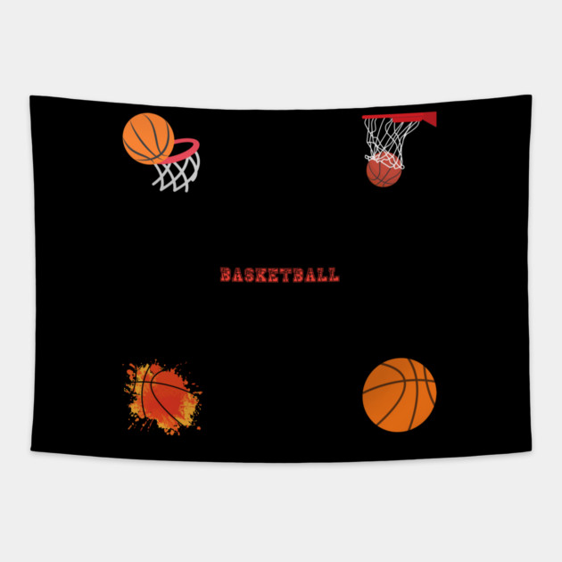 Basketball Lover Tapestry by BlackMeme94