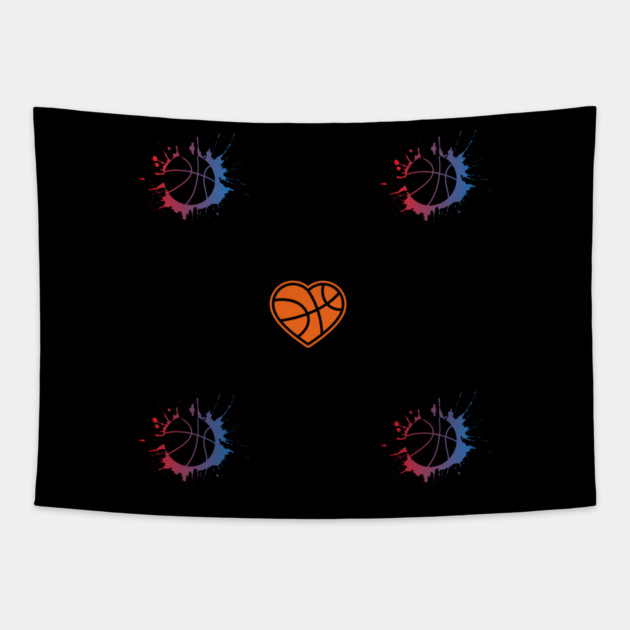 Basketball Lover Tapestry by BlackMeme94