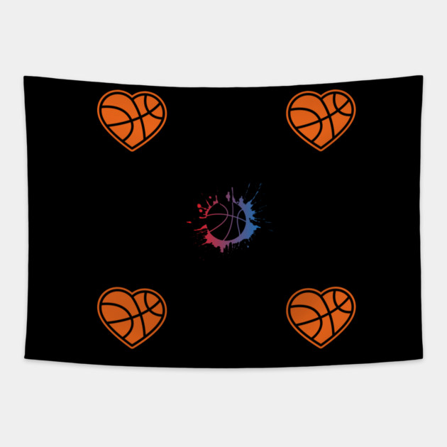 Basketball Lover Tapestry by BlackMeme94
