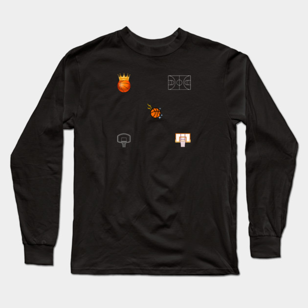 Basketball Lover Long Sleeve T-Shirt by BlackMeme94