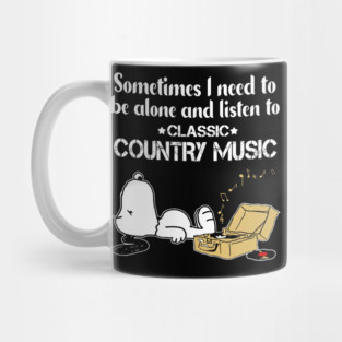 Classic Country Music // Aesthetic Vinyl Record Vintage // Mug