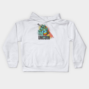 War Unicorn Kids Hoodie