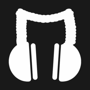 Bowel Sounds Colo-Headphones Big Logo T-Shirt