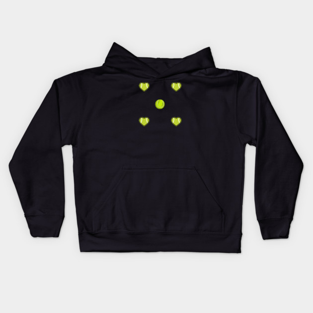 Tennis Lover Kids Hoodie by BlackMeme94