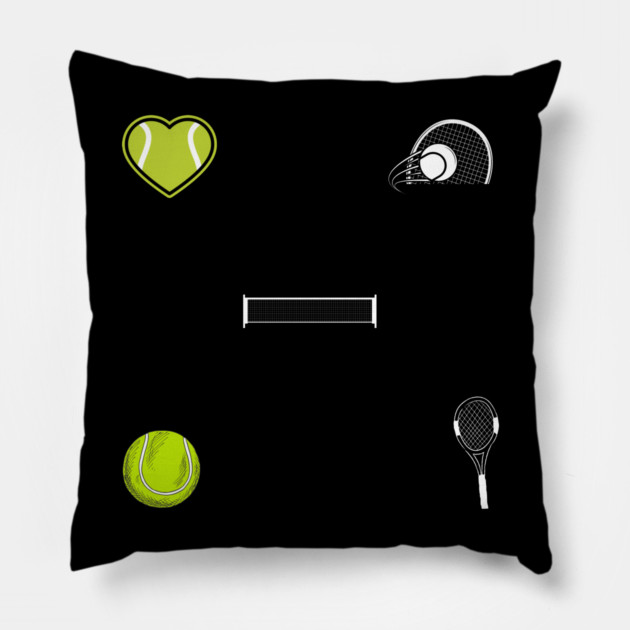 Tennis Lover Pillow by BlackMeme94