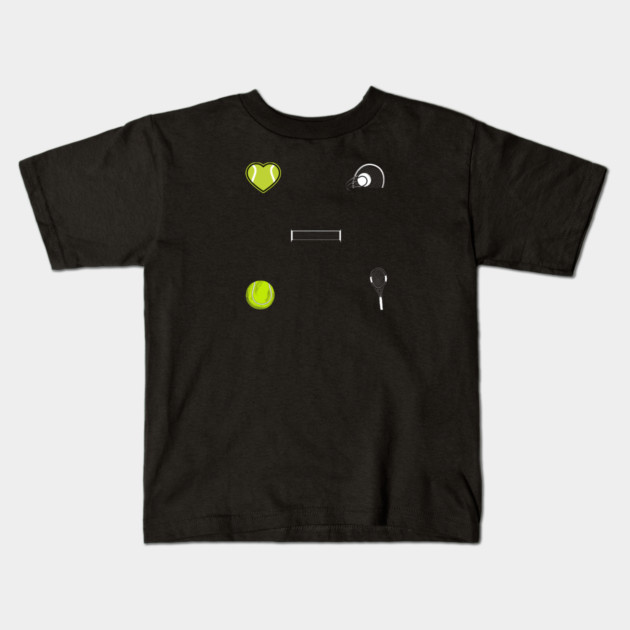Tennis Lover Kids T-Shirt by BlackMeme94