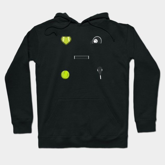 Tennis Lover Hoodie by BlackMeme94