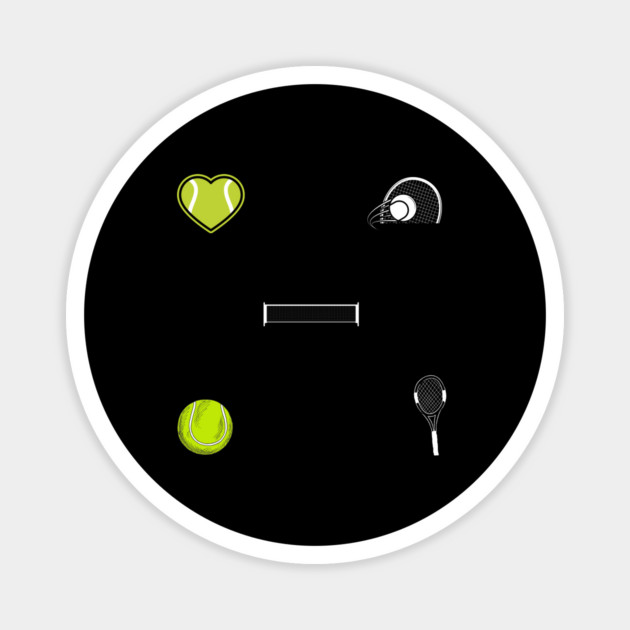 Tennis Lover Magnet by BlackMeme94