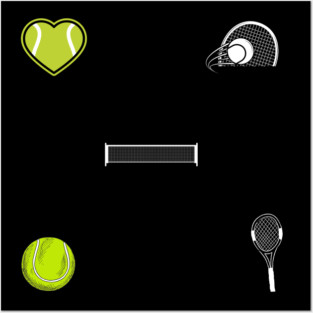 Tennis Lover Posters and Art