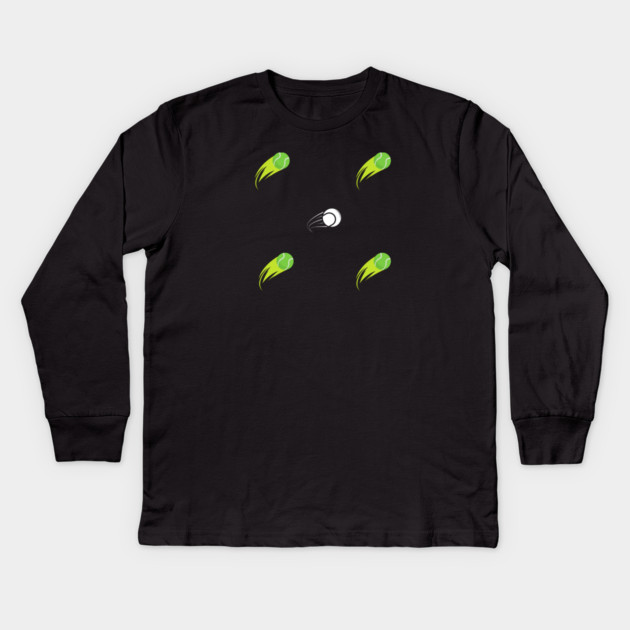 Tennis Lover Kids Long Sleeve T-Shirt by BlackMeme94