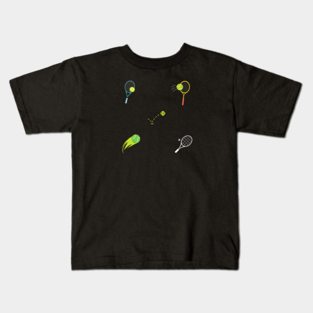 Tennis Lover Kids T-Shirt by BlackMeme94