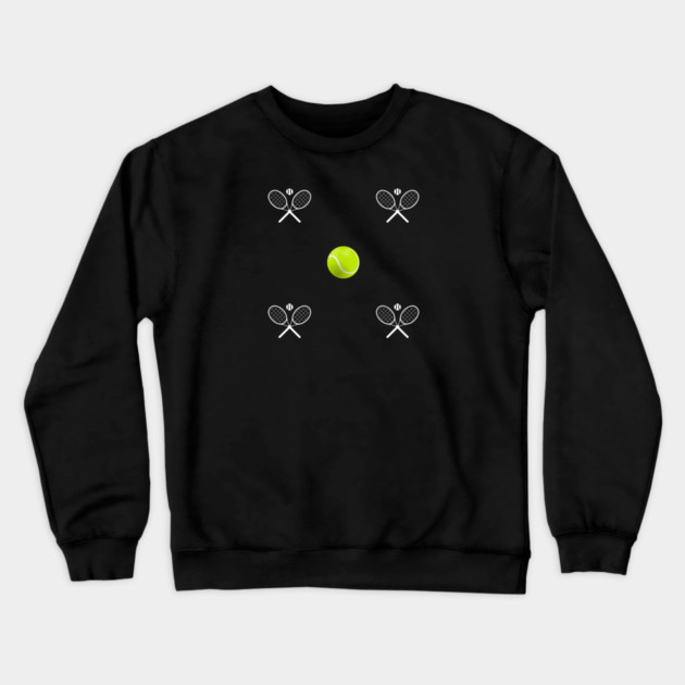 Tennis Lover Crewneck Sweatshirt by BlackMeme94
