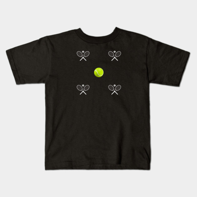 Tennis Lover Kids T-Shirt by BlackMeme94