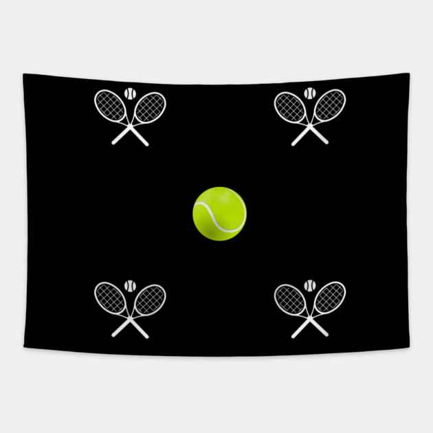 Tennis Lover Tapestry by BlackMeme94