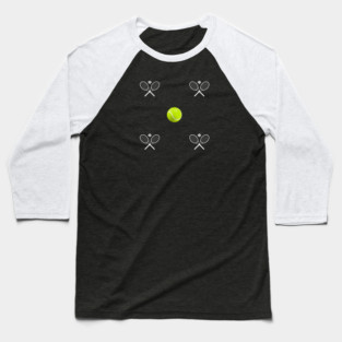 Tennis Lover Baseball T-Shirt